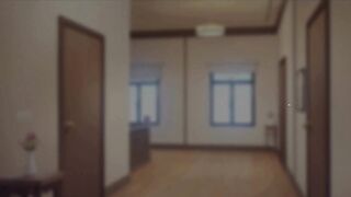Kasumi's wild cowgirl ride and slippery bath with Ayano in Hentai Gameplay Animation