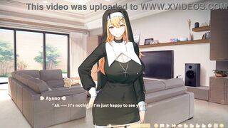 Kasumi's wild cowgirl ride and slippery bath with Ayano in Hentai Gameplay Animation