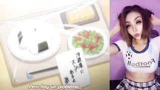 Stepbrother can't resist busty English teen's tight ass & he nails her tight ass in anime - Hentai Heart Mark Oome 1