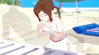 Ty Lee take having sex on public beach - 2 image