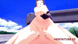 Genshin Impact Hentai 3D - Mona Handjob, Blowjob, Boobjob and Fucked with creampie in her pussy sex 2/2 - 10 image