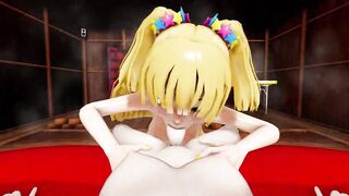 MMD Futanari Sex (Sweaty Sex with The Jougasakis Sisters) - 3 image