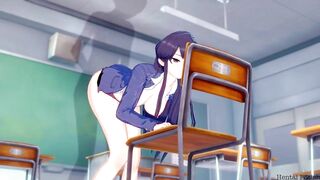 Komi has sex in college classroom - 6 image