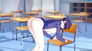 Komi has sex in college classroom - 7 image