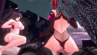 Petrified Ricca and Turning into Succubus [4K, 60FPS, 3D Hentai Game, Uncensored, Ultra Settings] - 10 image