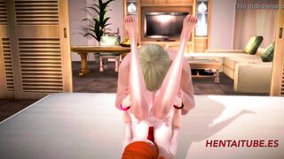 Ben Teen Hentai 3D - Gwen handjob, cunnilingus, blowjob and fucked with a blonde boy 1/2 - 5 image