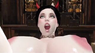 Nun and Demonic Babe fuck in Futanari - 6 image
