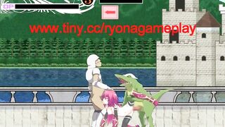 Pretty woman in sex with man and monster in erotic gameplay htai - 2 image