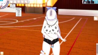 [Eroge Koikatsu! ]] Big breasts dialect daughter jk's boobs rubbed H! (Big breast animation 3DCG video [hentai game]) - 2 image