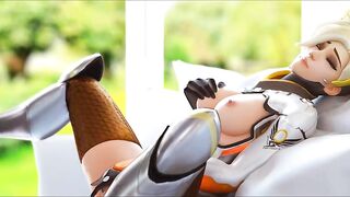 3D Compilation: Mercy Sensual Fuck Overwatch Uncensored Hentai - 9 image