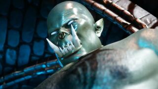 Slutty Dark Elf needs Orc Cock - 2 image