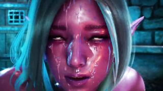Slutty Dark Elf needs Orc Cock - 9 image