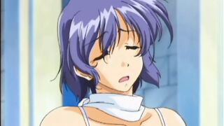 Horny hentai babe rides dick - 1 image