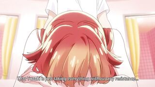 Redhead Tsundere with Small Tits gets Fucked in Missionary after Relaxing Massage | Hentai 1080p - 5 image