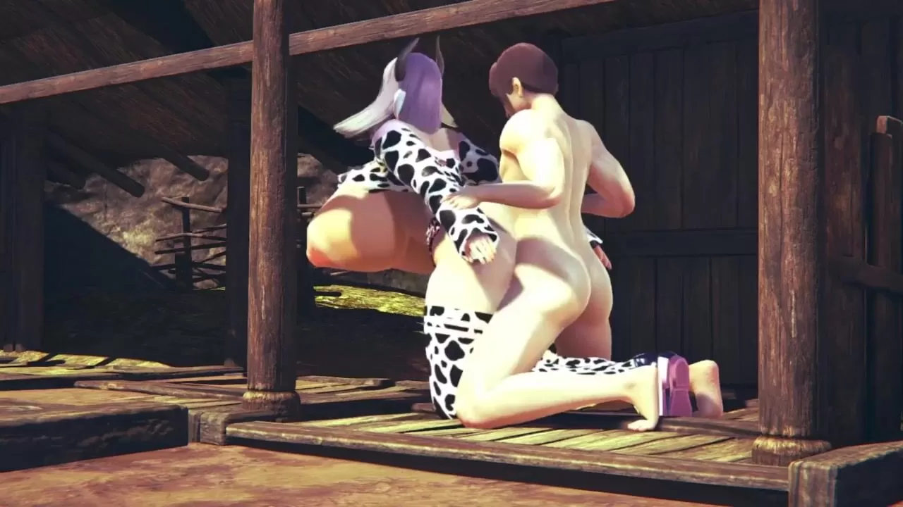Cow Vs Xxx Man Video Hd - A farmer tending to his Cow | Monster girl Hentai watch online