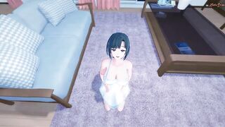 Hot milf Mamako Oosuki fingers her pussy before getting POV fucked by you - Do You Love Your Mom and Her Two-Hit Multi-Target Attacks Hentai. - 7 image