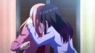 Yuri anime kiss compilation - 9 image