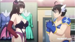 Sexy Hentai Brunette and ungly boy - 1 image