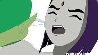 Teen Titans - Raven Demonstration Porn Parody - 8 image
