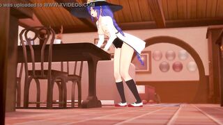 Roxy rubbing on the corner of the table | Mushoku Tensei - 7 image