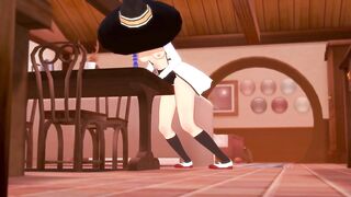 Roxy rubbing on the corner of the table | Mushoku Tensei - 9 image