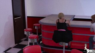 Trailer Trash waitress MILF blows Boss for a raise - 3 image