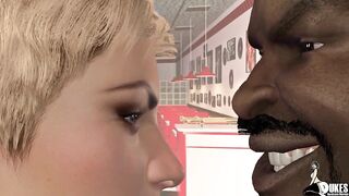 Trailer Trash waitress MILF blows Boss for a raise - 4 image