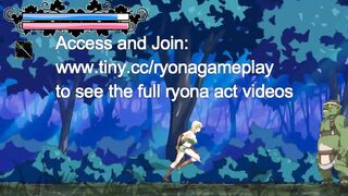 Elf girl having sex with orcs men in Elves of fornica forest action hentai game - 10 image