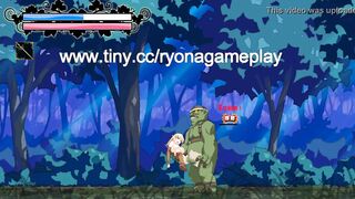 Elf girl having sex with orcs men in Elves of fornica forest action hentai game - 3 image