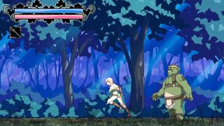 Elf girl having sex with orcs men in Elves of fornica forest action hentai game - 8 image