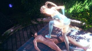 Frozen Hentai Disney - Elsa Hard Sex [footjob, cunnilingus, fingering, fucked] - Japanese Asian Manga Anime Game Porn - 3 image