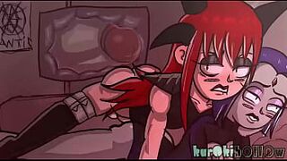 Devil-lynn [demon rod thrust] vigorously into Ravens hero cunt !... but Devil-lynn seems unimpressed ! - 1 image