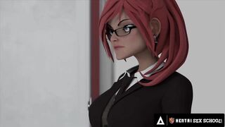 Big Dick Hentai Student Creampies His MILF Principal - 3 image