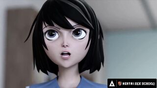 Big Dick Hentai Student Creampies His MILF Principal - 4 image