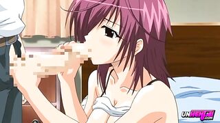Step Sister Caught Masturbating With A Pen | Hentai - 9 image