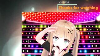 [Eroge Koikatsu! VR ver] Big breasts emotionless jk "Aika (Orichara)" boobs rubbed in karaoke H! (Big breast animation 3DCG video) [Hentai game] - 10 image