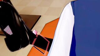 [Eroge Koikatsu! VR ver] Big breasts emotionless jk "Aika (Orichara)" boobs rubbed in karaoke H! (Big breast animation 3DCG video) [Hentai game] - 9 image