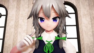 MMD Touhou Sakuya and Goblin (better quality) - 2 image