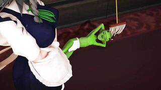 MMD Touhou Sakuya and Goblin (better quality) - 3 image