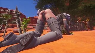 Wildlife sandbox - Fit Faun Teaches Farmer Girl to Water Crops - Through Fisting and a Torrential, Gushing Orgasm - 1 image