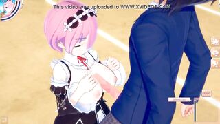 [Eroge Koikatsu! ] Re Zero Ram (Re Zero Ram) rubbed breasts H! 3DCG Big Breasts Anime Video (Life in a Different World from Zero) [Hentai Game] - 6 image