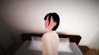 Sexaloid Girlfriend on the Bed [3D Hentai, 4K, 60FPS, Uncensored] - 7 image