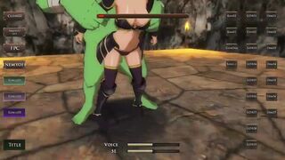 Elf Knight Gisele 3d hentai game new gameplay . Cute girl in sex with goblins and orks - 10 image