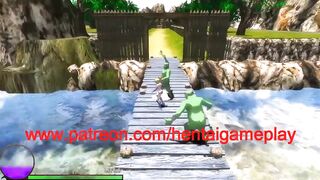 Elf Knight Gisele 3d hentai game new gameplay . Cute girl in sex with goblins and orks - 2 image