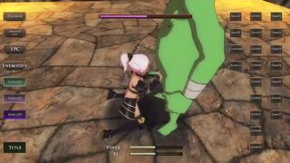 Elf Knight Gisele 3d hentai game new gameplay . Cute girl in sex with goblins and orks - 9 image