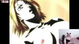 Nini reacts to Hentai for the first time - Bible Black Cap 1 Part. One - 4 image