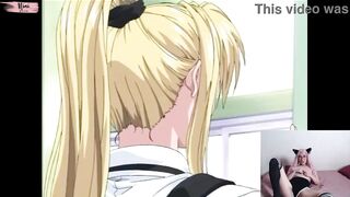 Nini reacts to Hentai for the first time - Bible Black Cap 1 Part. One - 5 image