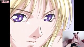 Nini reacts to Hentai for the first time - Bible Black Cap 1 Part. Two - 8 image