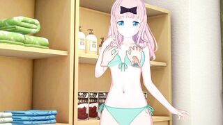Dating with Fujiwara Chika ended with sex in the store - 3 image