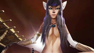 Deer-Girl Freyja in the Viking Village [3D Hentai, 4K, 60FPS, Uncensored] - 8 image
